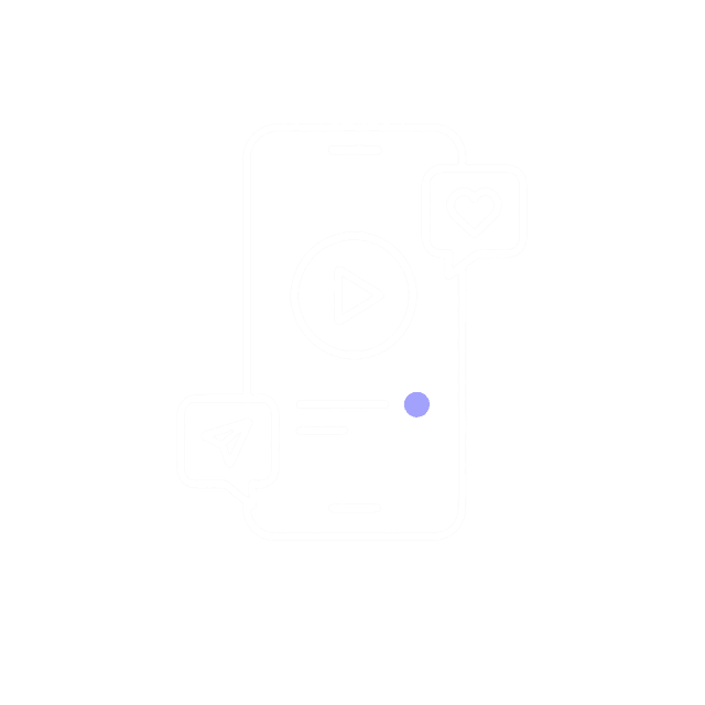 Icon für Social Media Content bei MotionByIben